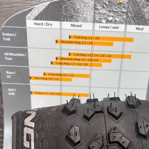 Continental Mountain King ShieldWall TR 27.5" Tires - Width: 2.3", Tubeless. New - Picture 5 of 10
